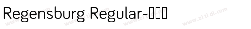 Regensburg Regular字体转换
